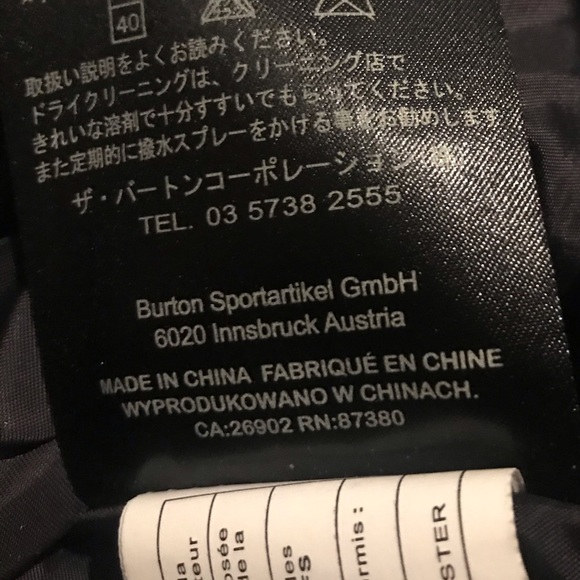 ❌SOLD❌ Burton Men’s [ak] GORE-TEX Ski Jacket, XL - Picture 14 of 14